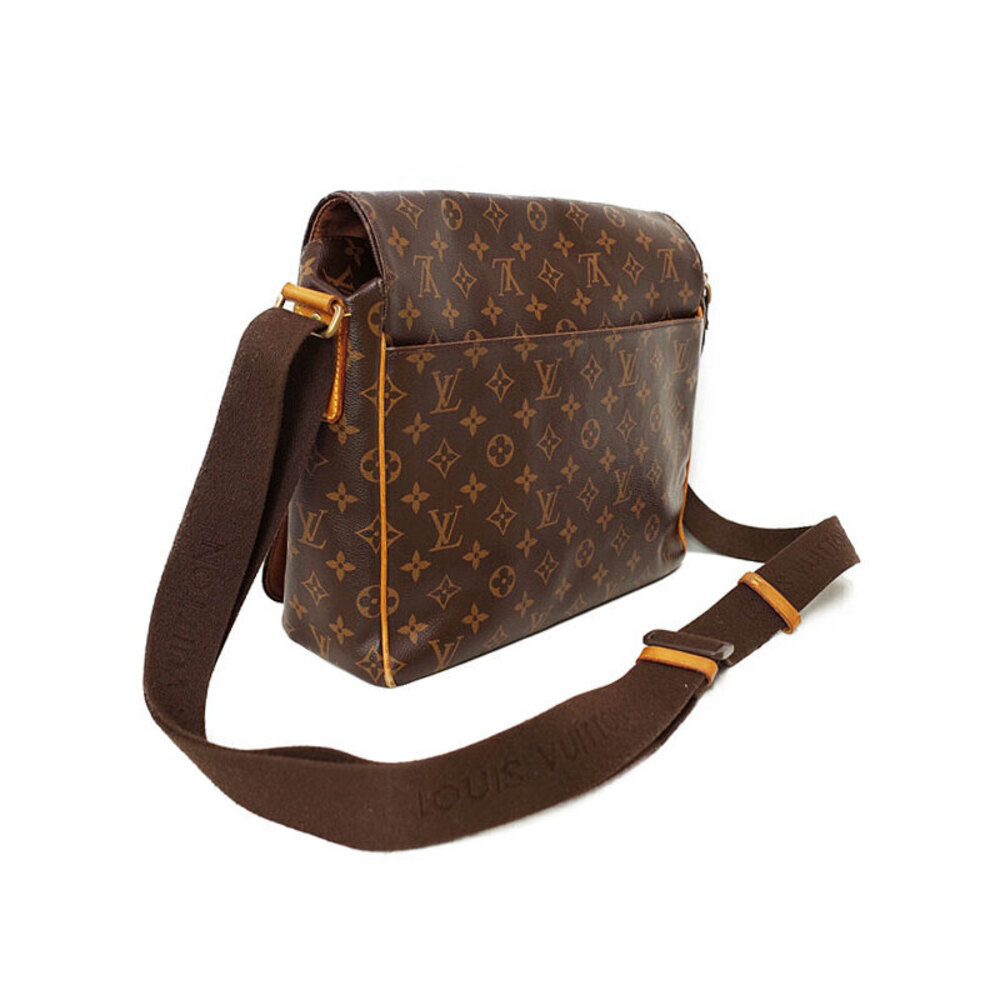 Louis Vuitton Shoulder Leather Valmy Brown Bag Monogram